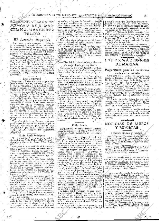 ABC MADRID 20-05-1934 página 29