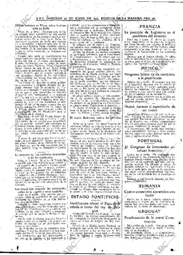 ABC MADRID 20-05-1934 página 38