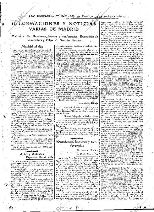 ABC MADRID 20-05-1934 página 39