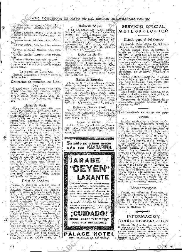 ABC MADRID 20-05-1934 página 43