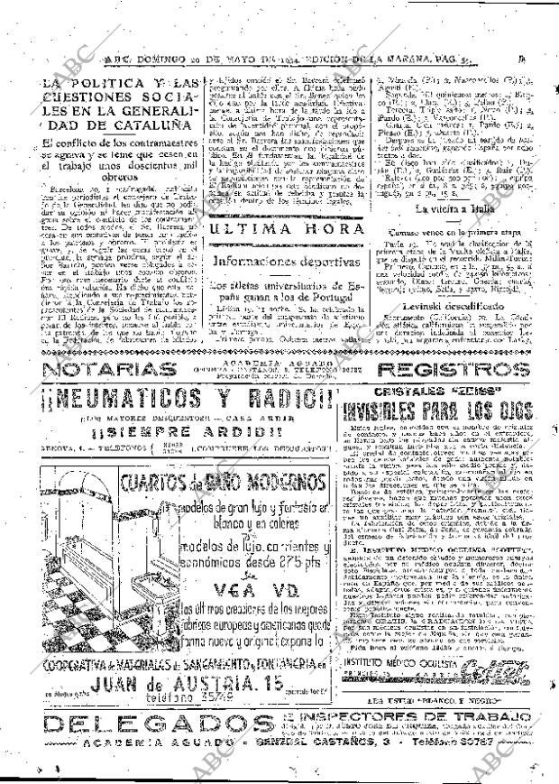 ABC MADRID 20-05-1934 página 46