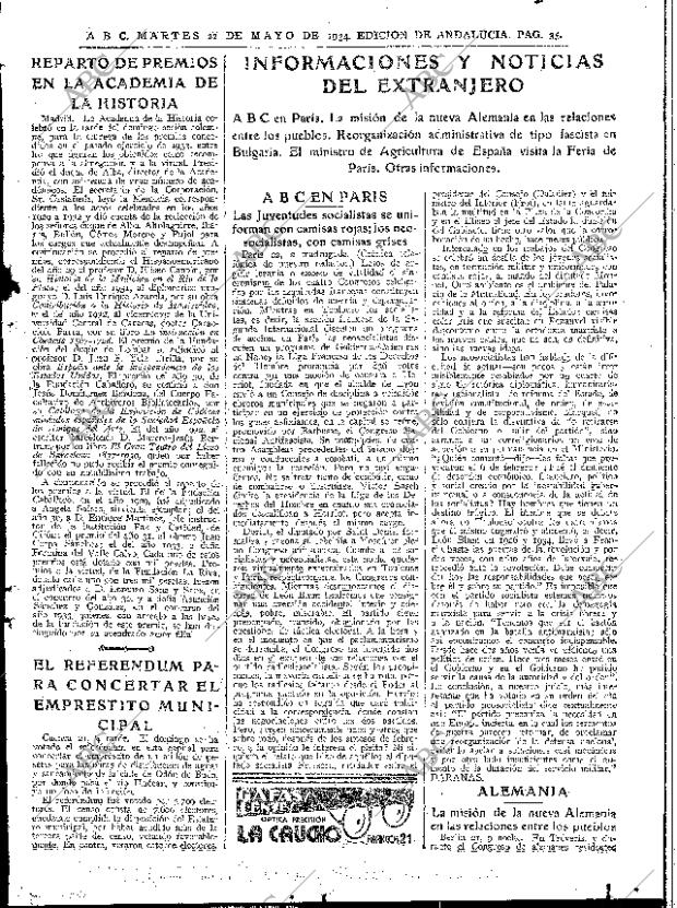 ABC SEVILLA 22-05-1934 página 35