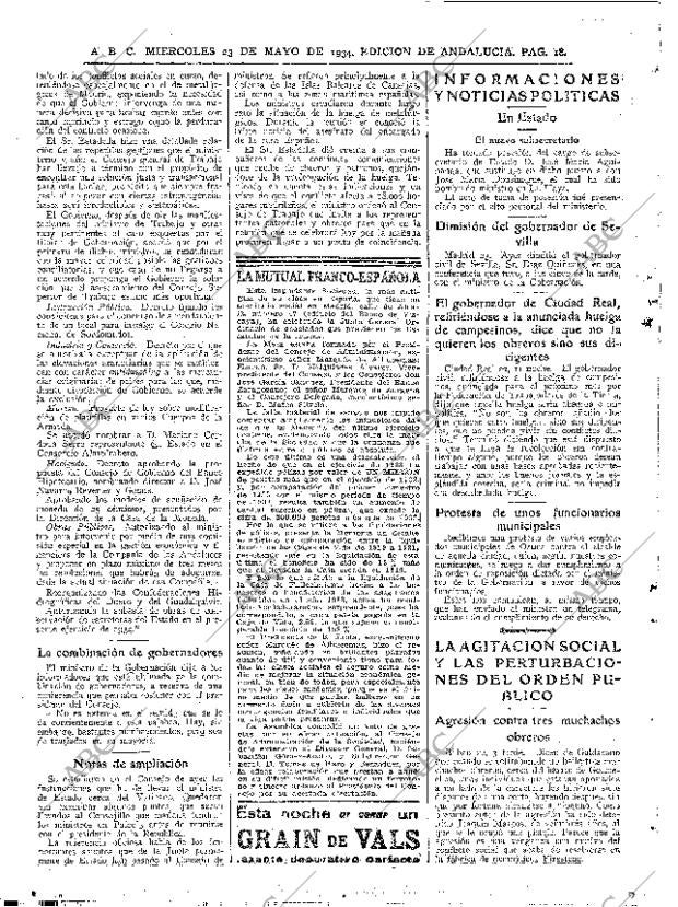 ABC SEVILLA 23-05-1934 página 18