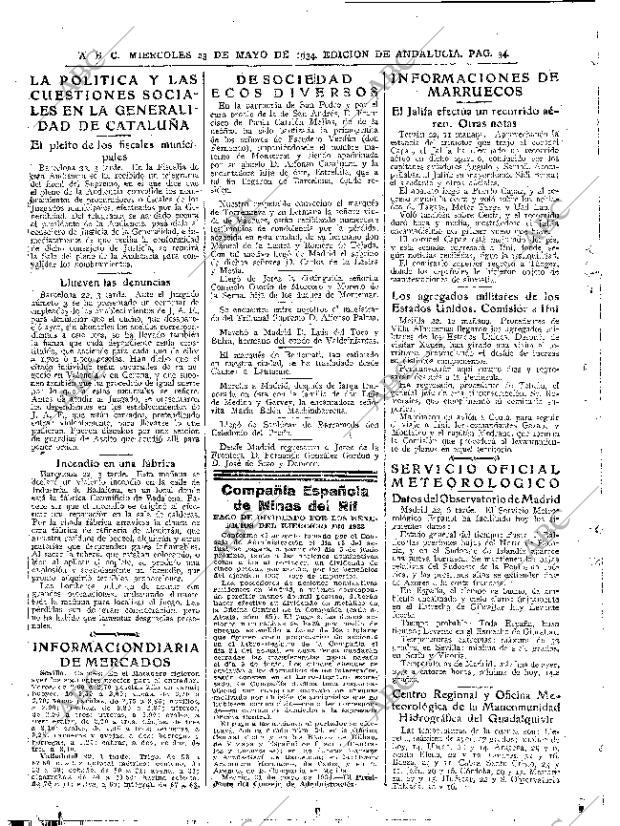 ABC SEVILLA 23-05-1934 página 34