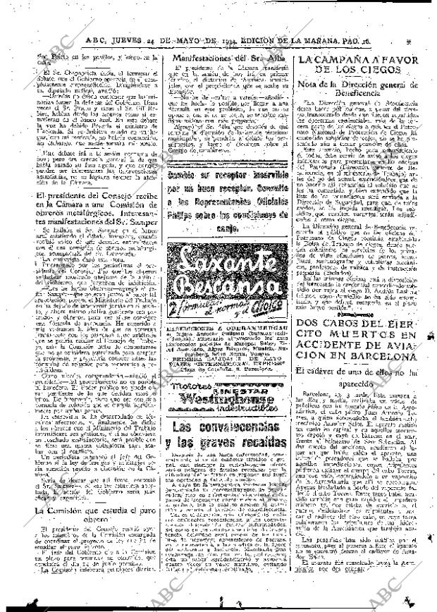 ABC MADRID 24-05-1934 página 16