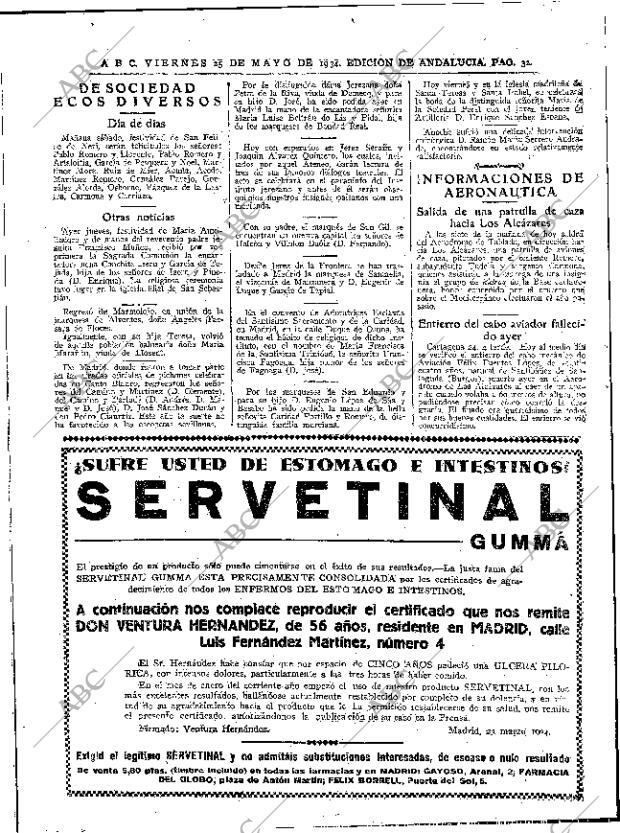 ABC SEVILLA 25-05-1934 página 32