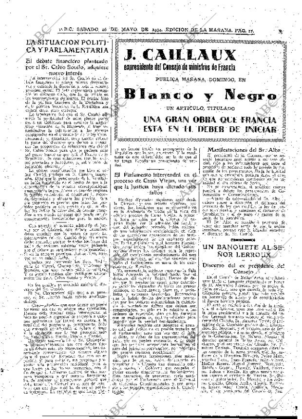 ABC MADRID 26-05-1934 página 17