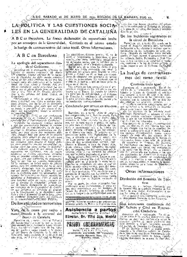 ABC MADRID 26-05-1934 página 31