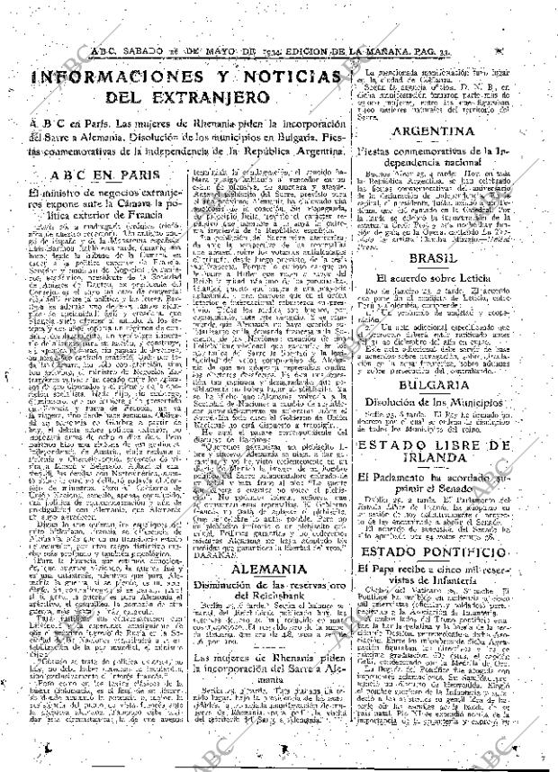 ABC MADRID 26-05-1934 página 33