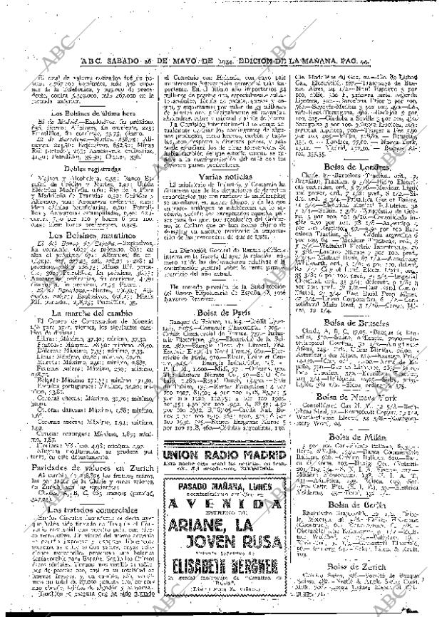 ABC MADRID 26-05-1934 página 44