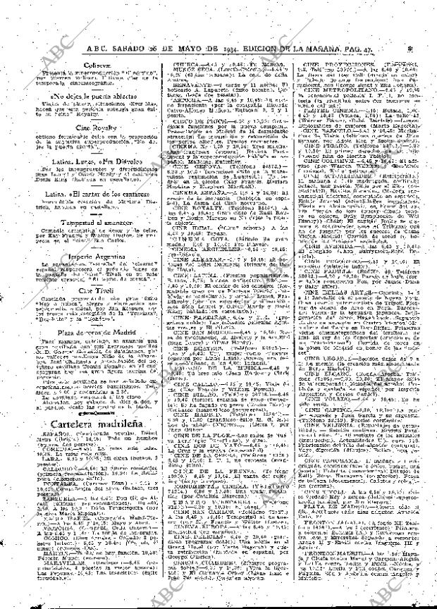 ABC MADRID 26-05-1934 página 47