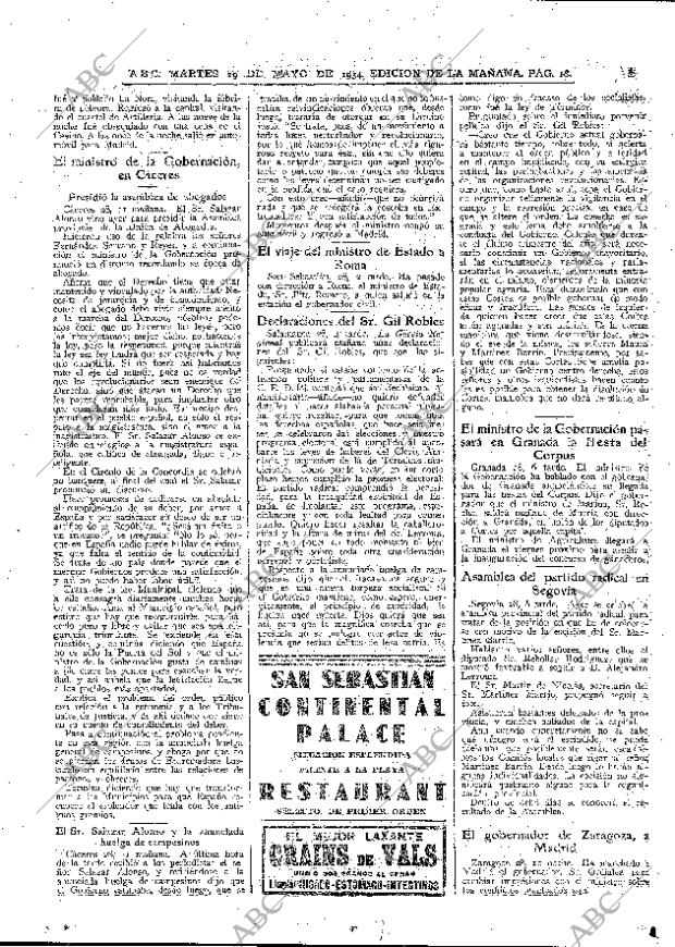 ABC MADRID 29-05-1934 página 18