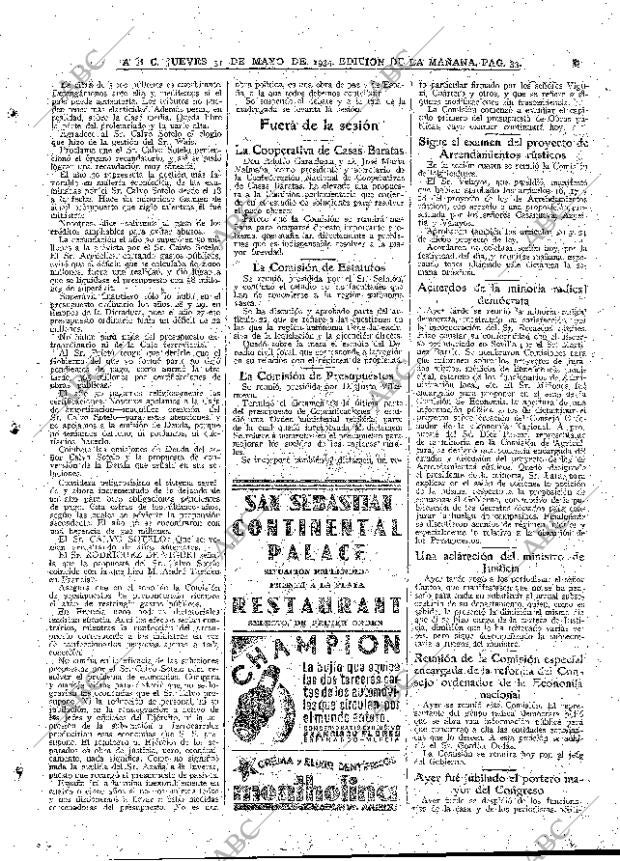 ABC MADRID 31-05-1934 página 11