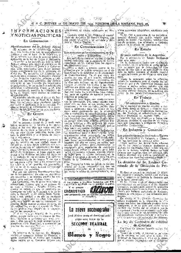 ABC MADRID 31-05-1934 página 15