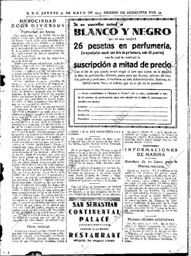 ABC SEVILLA 31-05-1934 página 39