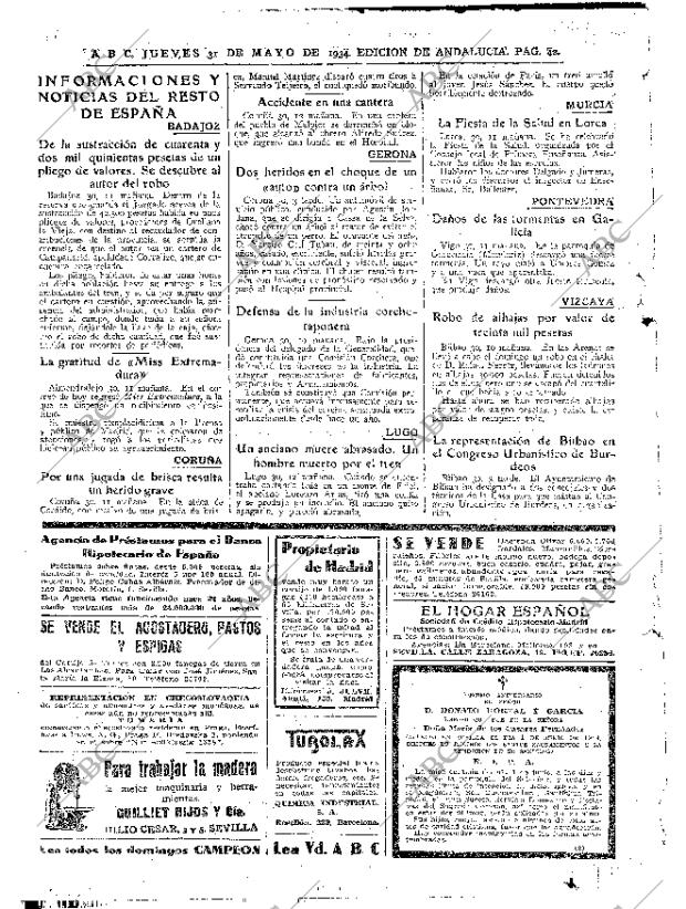 ABC SEVILLA 31-05-1934 página 42