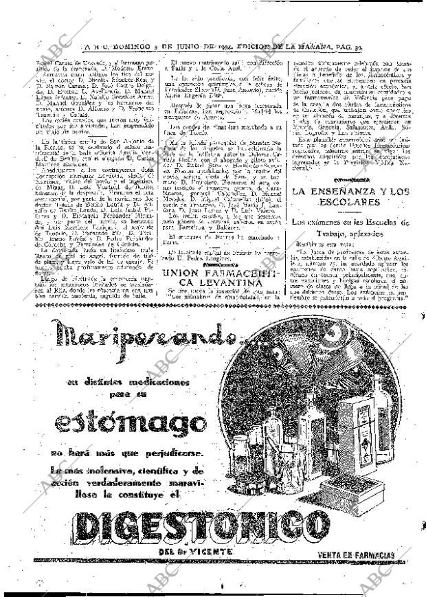 ABC MADRID 03-06-1934 página 22