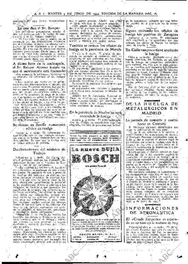 ABC MADRID 05-06-1934 página 16