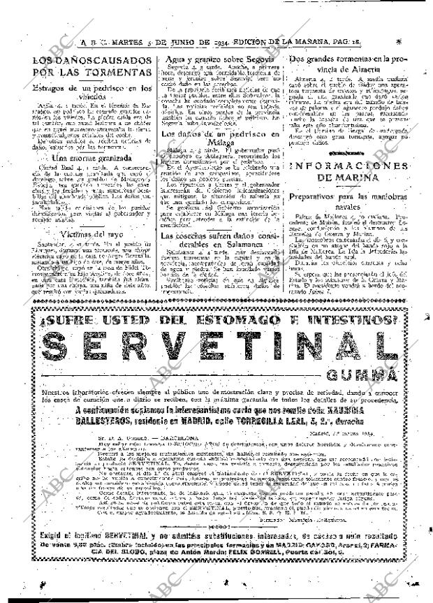 ABC MADRID 05-06-1934 página 18