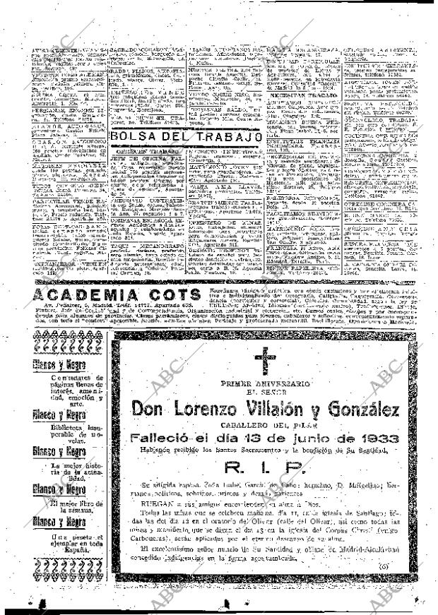 ABC MADRID 10-06-1934 página 62