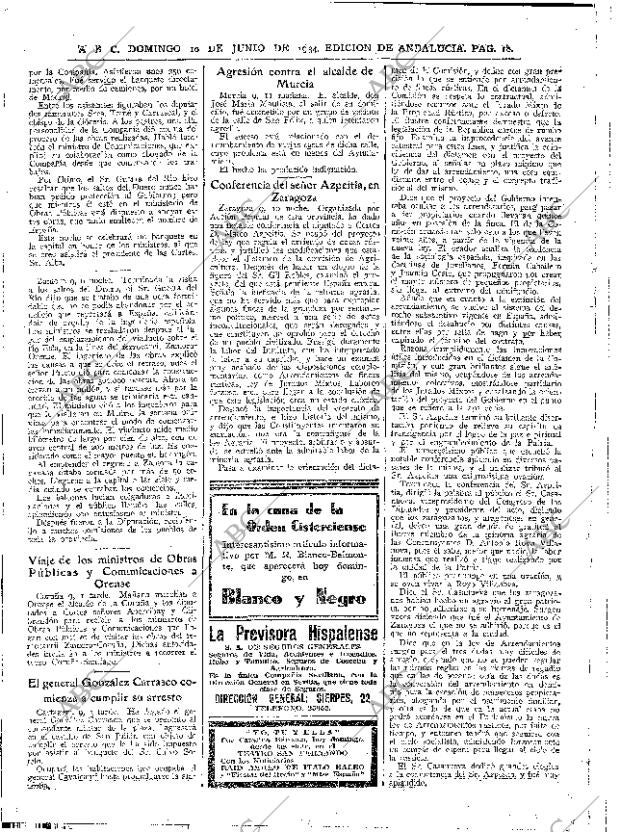 ABC SEVILLA 10-06-1934 página 16