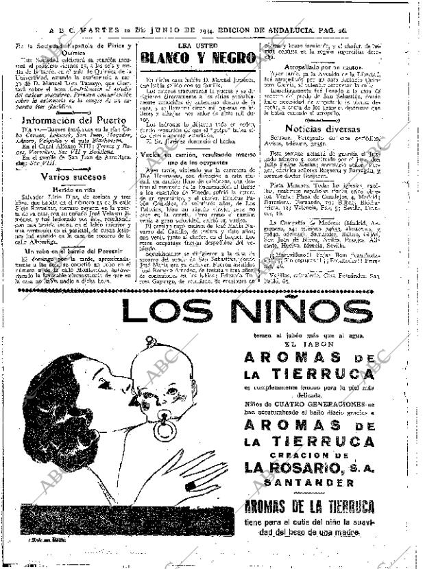 ABC SEVILLA 12-06-1934 página 22