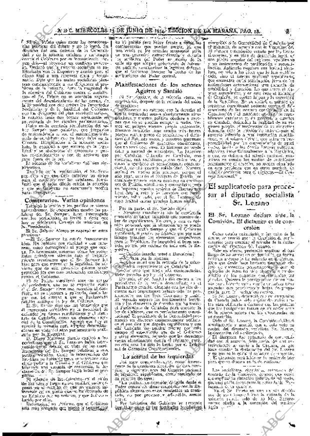 ABC MADRID 13-06-1934 página 18
