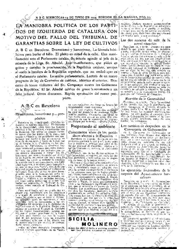 ABC MADRID 13-06-1934 página 27