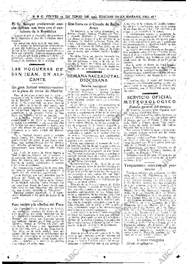ABC MADRID 14-06-1934 página 18