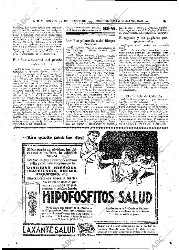 ABC MADRID 14-06-1934 página 20