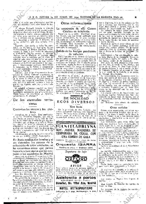 ABC MADRID 14-06-1934 página 28