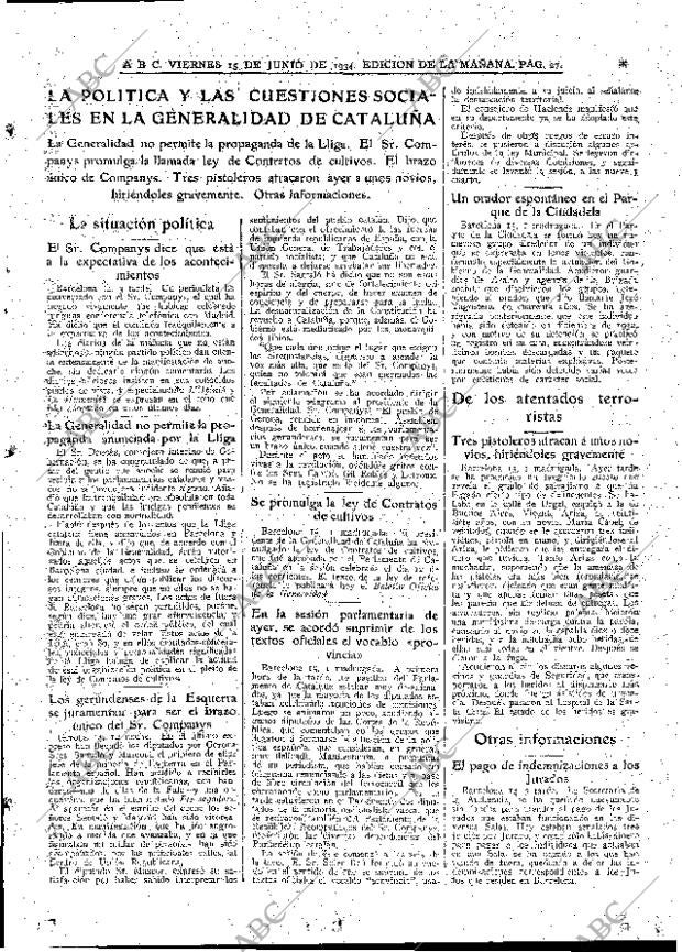 ABC MADRID 15-06-1934 página 27