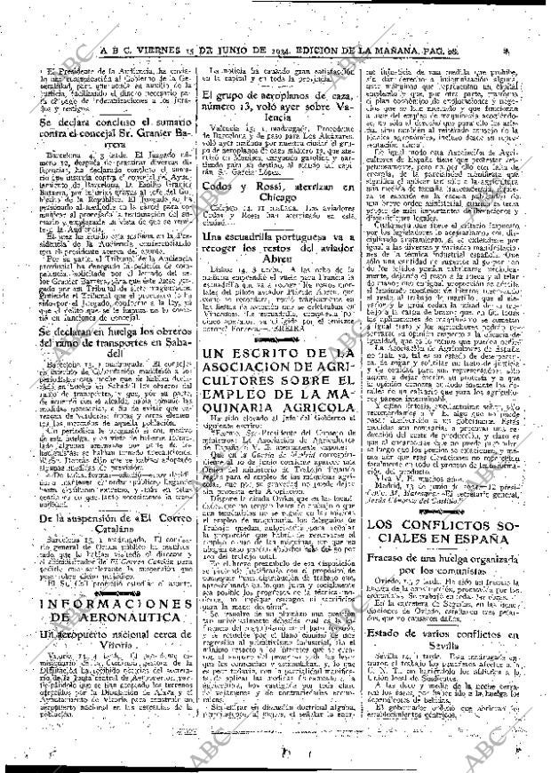 ABC MADRID 15-06-1934 página 28
