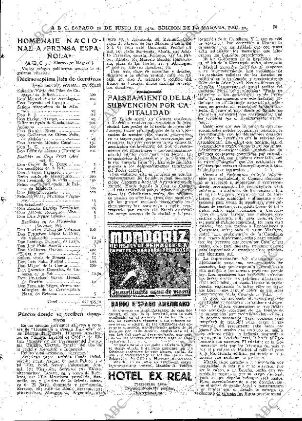 ABC MADRID 16-06-1934 página 21