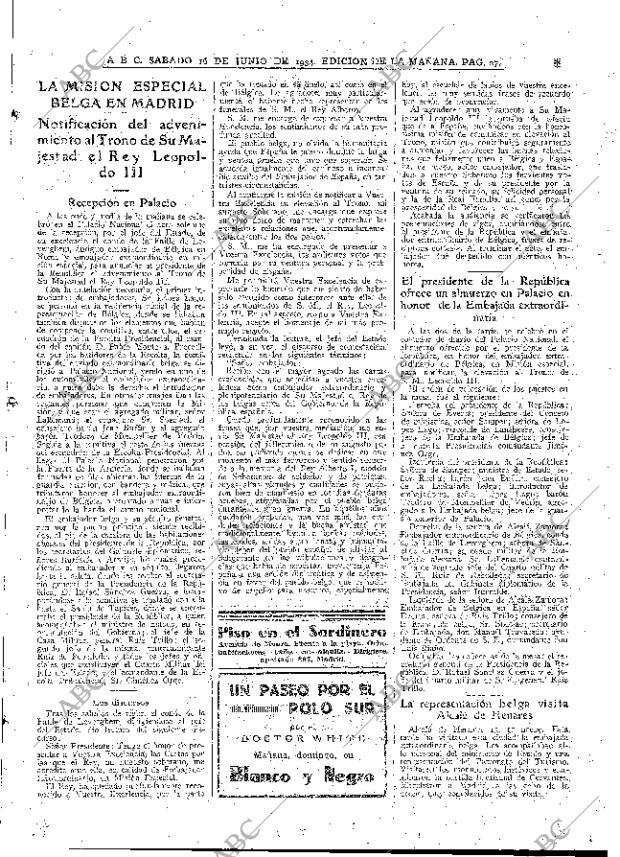 ABC MADRID 16-06-1934 página 27