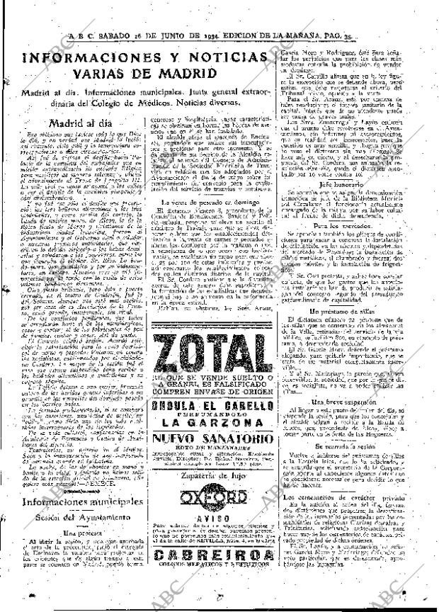 ABC MADRID 16-06-1934 página 35