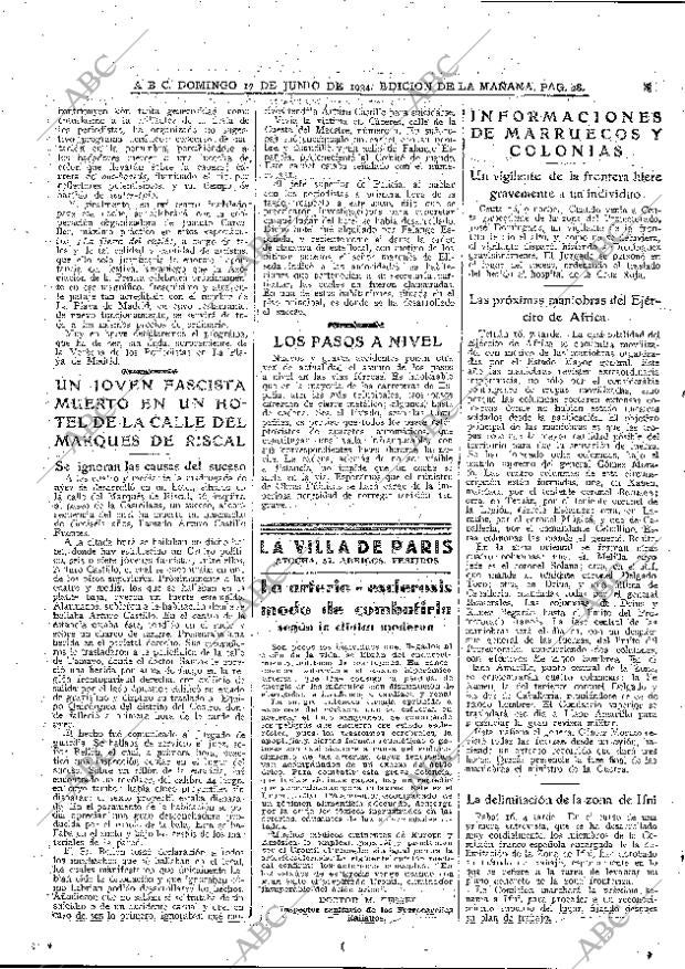 ABC MADRID 17-06-1934 página 28