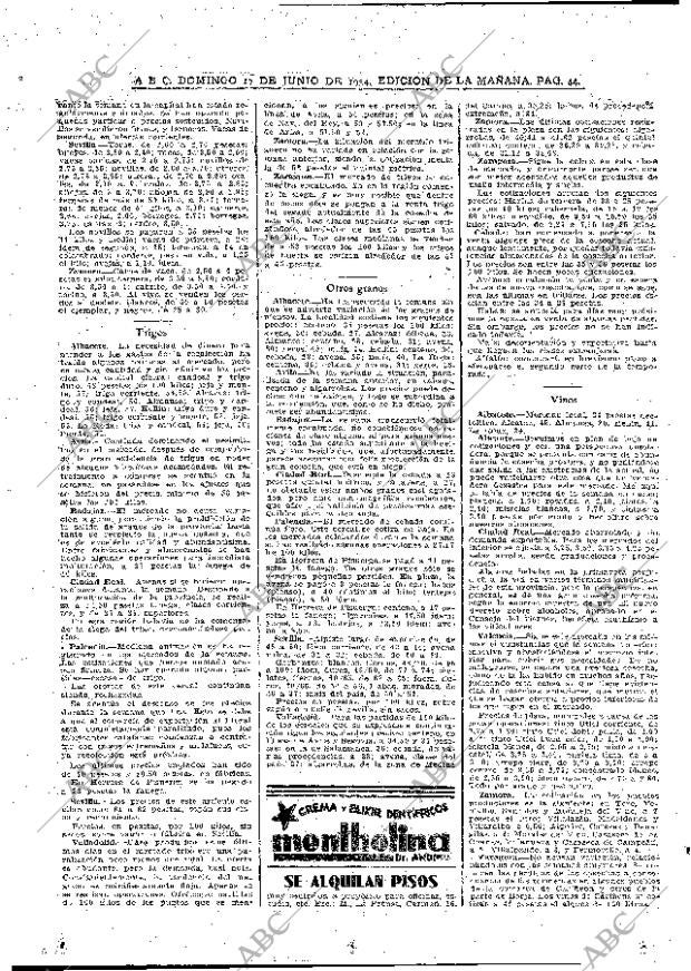ABC MADRID 17-06-1934 página 44