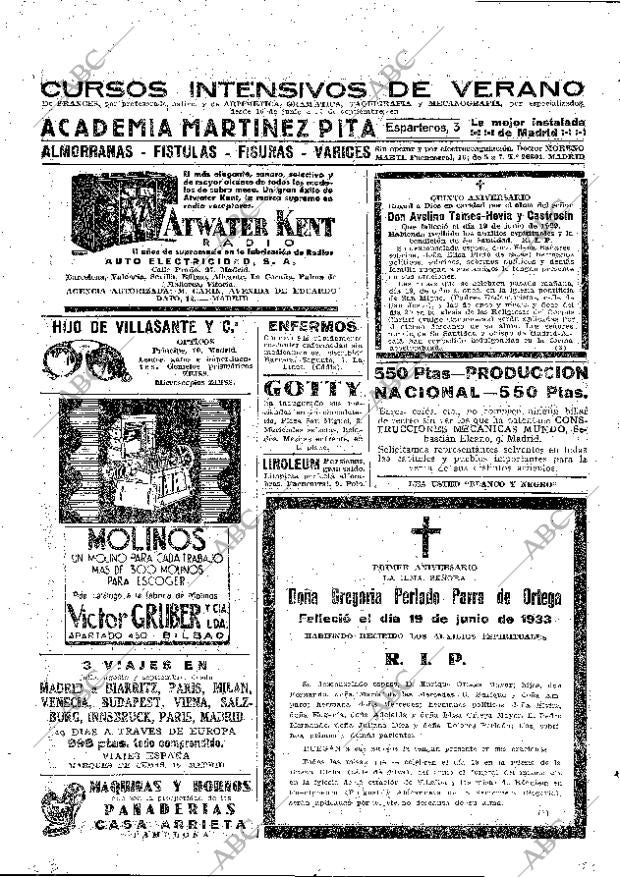 ABC MADRID 17-06-1934 página 66