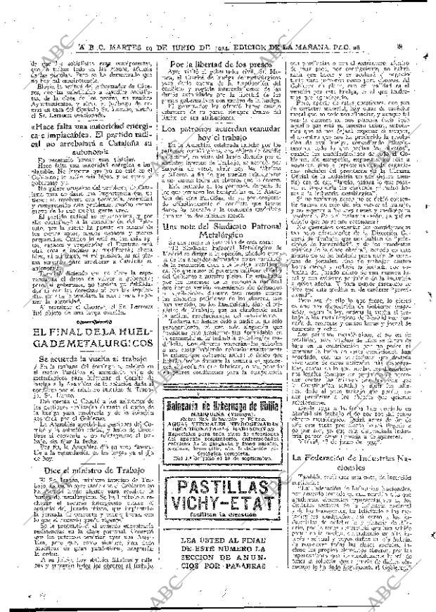 ABC MADRID 19-06-1934 página 26