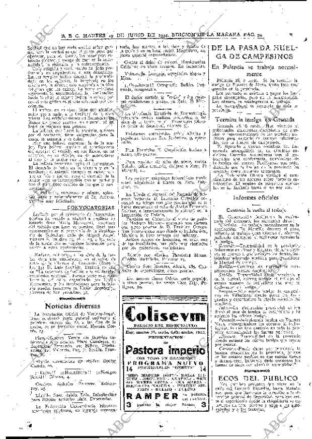 ABC MADRID 19-06-1934 página 34