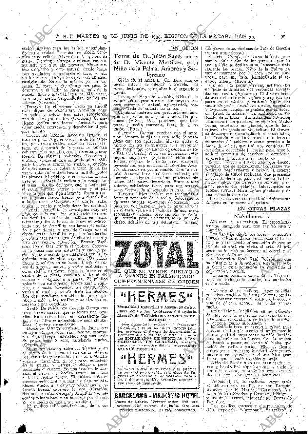 ABC MADRID 19-06-1934 página 39