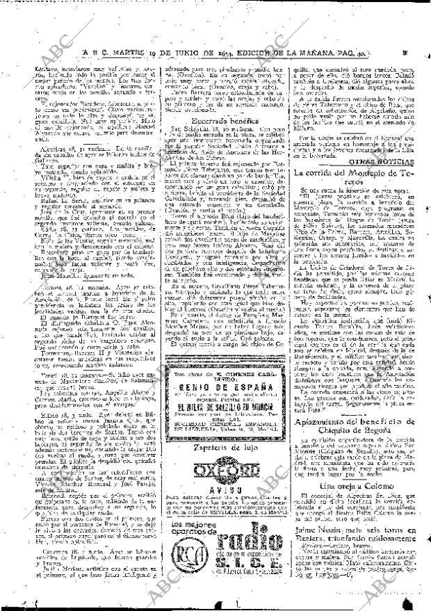 ABC MADRID 19-06-1934 página 40