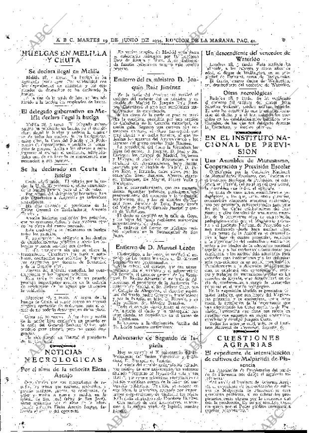 ABC MADRID 19-06-1934 página 41