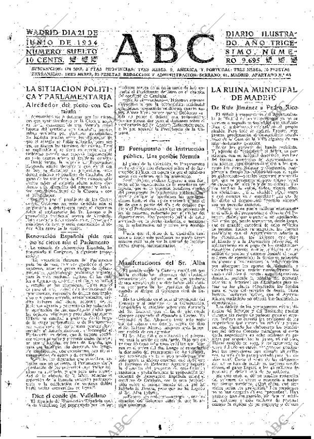 ABC MADRID 21-06-1934 página 15