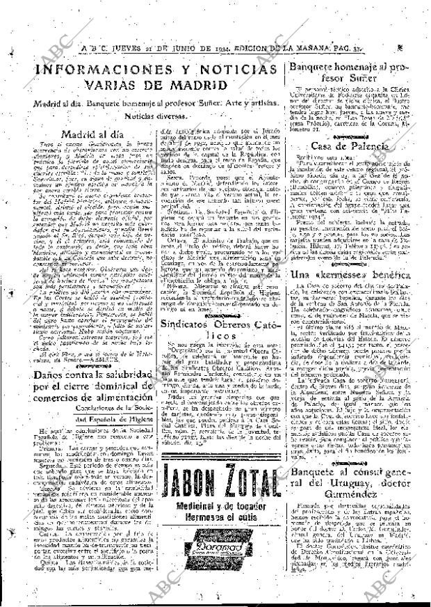 ABC MADRID 21-06-1934 página 37