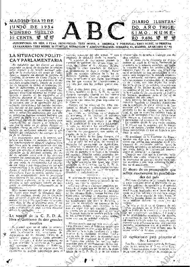 ABC MADRID 22-06-1934 página 15