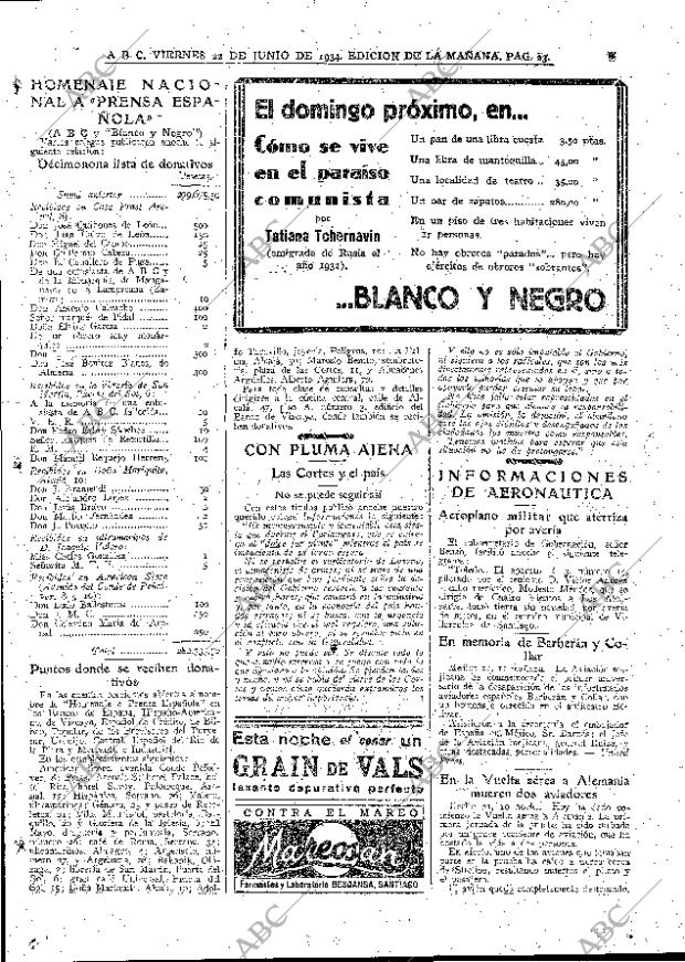 ABC MADRID 22-06-1934 página 23