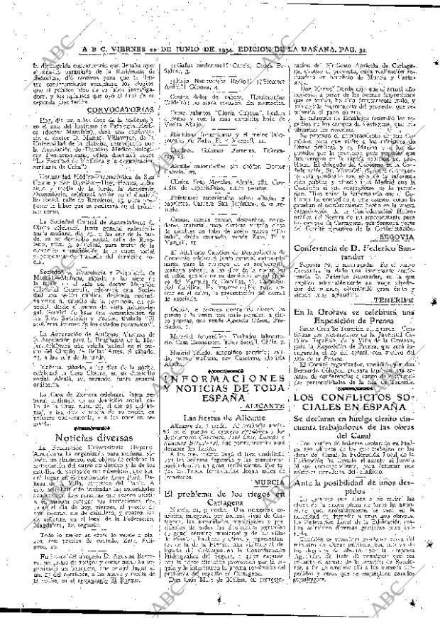 ABC MADRID 22-06-1934 página 32