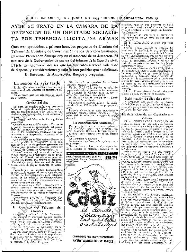 ABC SEVILLA 23-06-1934 página 19